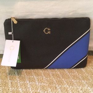 C. Wonder Black Pouch / Clutch - NEW w/tags